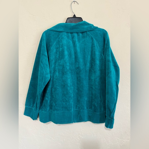 Draper’s & Damons Velour Zip Up Jacket XL - Picture 4 of 4